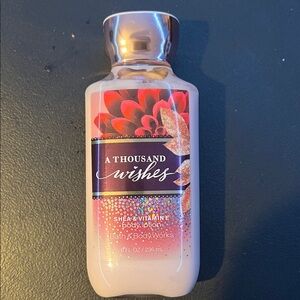Bath & Body Works A Thousand Wishes Shea & Vitamin E Lotion - Pink and Silver
